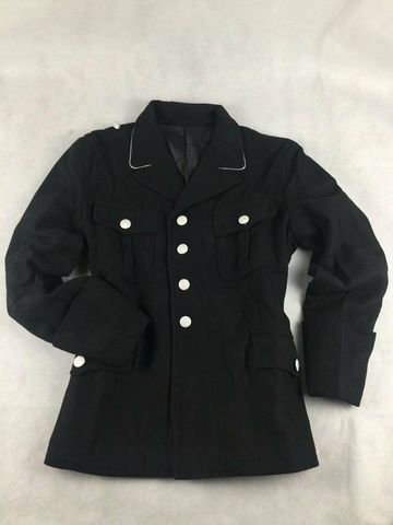 WWII GERMAN ARMY 1932 M32 STYLE RETRO BLACK WOOL TUNIC WW2  Military Uniform War Reenactments 5605101 ► Photo 1/6