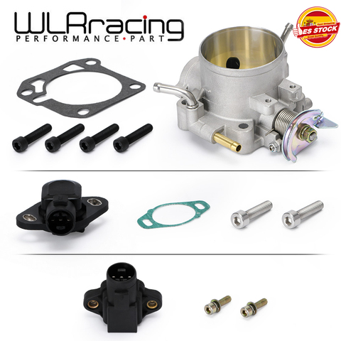 WLR - 70MM Throttle Body Kit With TPS & MAP Sensor for Honda B/D/H/F Series B16 B18 309-05-1050 Throttle Bodies 309051050 ► Photo 1/6