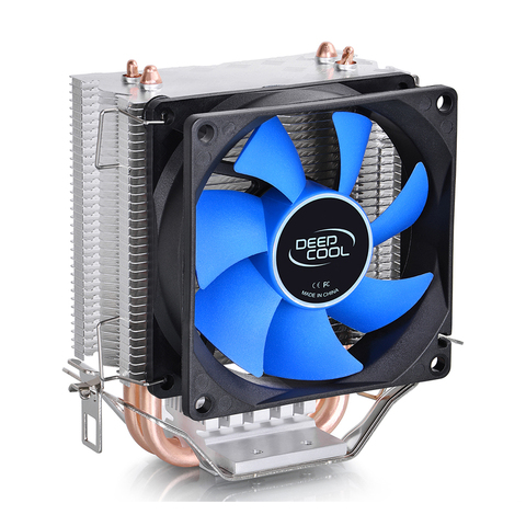 DEEPCOOL ICE EDGE MINI FS V2.0 2 Heatpipes CPU Cooler 80mm Fan Radiator For intel LGA 775 1155 1156 AMD AM4 AM3 CPU Cooling fan ► Photo 1/6