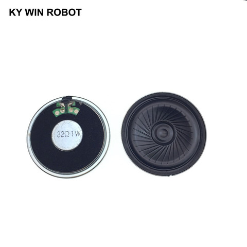 2pcs/lot New Ultra-thin speaker 32 ohms 1 watt 1W 32R speaker Diameter 45MM 4.5CM thickness 5MM ► Photo 1/6