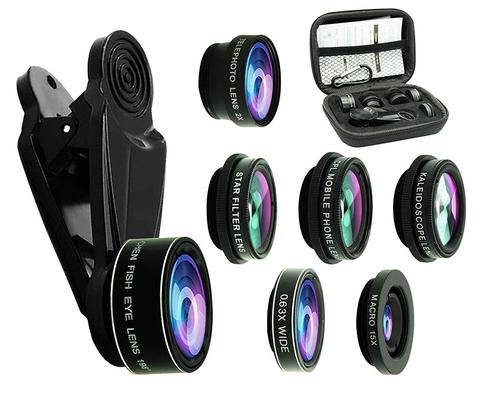 TOKOHANSUN HD 7in1 Camera Phone Lens 4K Wide macro lens portrait super Fisheye Lens CPL Filter for iPhone 7 8 Samsung smartphone ► Photo 1/6