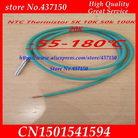 NTC Thermal Resistance 5K 10K 50k100k Waterproof Temperature Sensor B Value 3950 Accuracy 1% Temperature Probe ► Photo 1/3