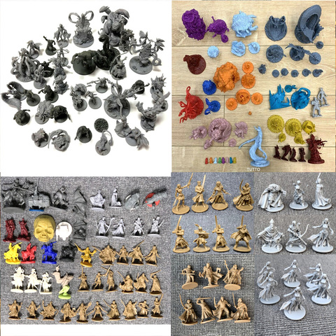 Lot Monsters Zombie Miniatures for Game Role Playing Figures Wars Game Model Toys ► Photo 1/6