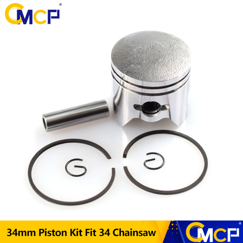 CMCP 34mm Piston Kit Part For Stihl BG45 BG46 FS38 FS45 FS55 HS45 HS81 Engine Tool Accessories Chainsaw Spare Parts ► Photo 1/4