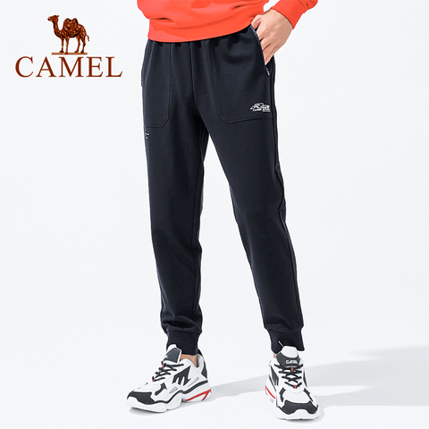 CAMEL Black Sweatpants for Men Trousers Zipper Running Casual Pants Joggers Sport Pants Male Autumn Comfortable ► Photo 1/6