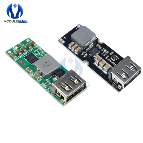 Single Cell Lithium Battery Boost Power Module Board 3.7V 4.2V Liter 5V 9V 12V USB Mobile Phone QC 2.0 3.0 Car Fast Charge ► Photo 1/6