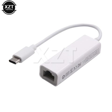 USB Ethernet Adapter 10/100Mbps Network Card Rj45 Type c USB C Lan For Macbook Windows Wired Internet Cable ► Photo 1/4