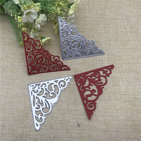 2Pcs/set Lace Edge Border Metal Cutting Dies Stencils for DIY Scrapbooking Album Paper Card Decorative Craft Embossing Die Cuts ► Photo 1/3