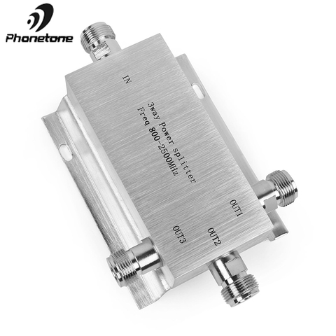 3 way Power Splitter 380-2500mhz low loss Microstrip Power Divider For GSM 3G 4G Cell Phone Signal Booster Repeater 1-3 Splitter ► Photo 1/6