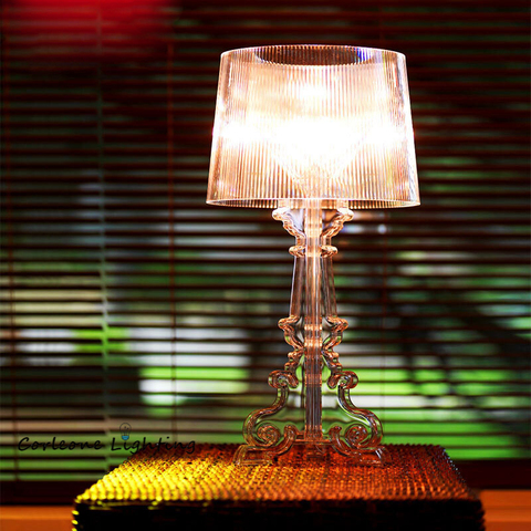 Clear Acrylic Table Luminarie Alitools, Clear Acrylic Table Lamp