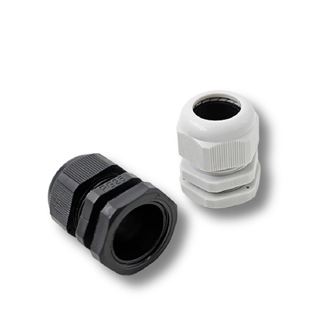 Waterproof Cable Gland Connector IP68 White Black Nylon Plastic Metric Cable  M6 M8 M10 M12 M14 M16 M18 for 4-8mm Cable 10pcs ► Photo 1/6