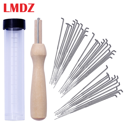 LMDZ 30pcs  Felting Needles Kits Wool Felting DIY Supplies PIN Felting Needle Tool Set with 10 Felting Needles With Clear Bottle ► Photo 1/6