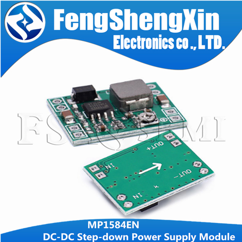 5pcs/lot MP1584EN Ultra-small Size DC-DC Step-down Power Supply Module 12V9V5V3V LM2596 24V ► Photo 1/5