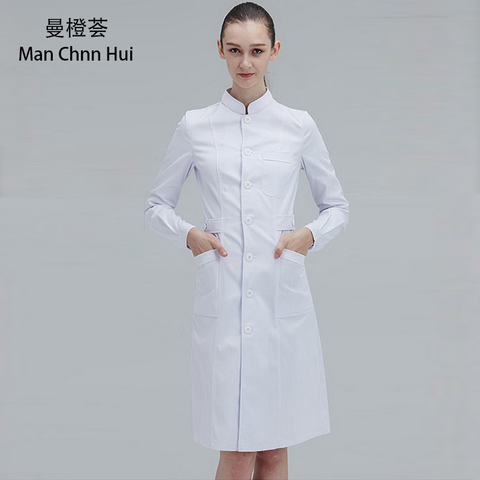 laboratory clothing lab coats beauty salonSlim Multicolour gown Overalls lab coat women scrubs uniform clinical uniform لابكوت ► Photo 1/6