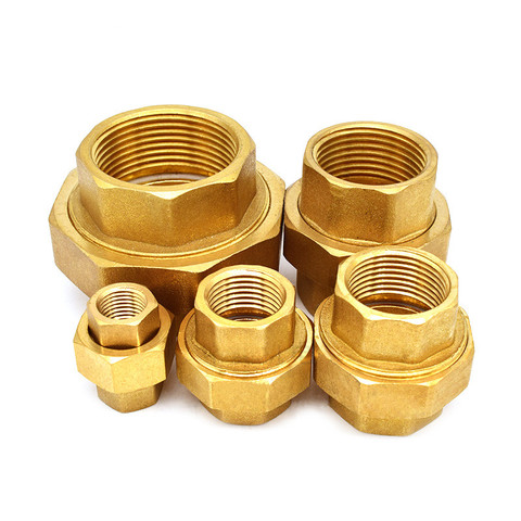 Brass Plumbing Fittings Movable Joint Water Tank Fittings 1/4