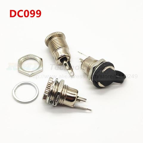 5pcs DC-099 5.5mm x 2.1mm 2.5mm DC Power Jack Socket DC099 Female Panel Mount Connector Metal 5.5*2.1 5.5*2.5 waterproof plug ► Photo 1/6