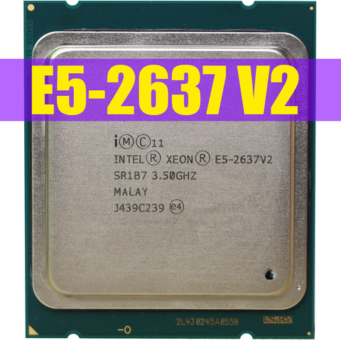Intel Xeon E5-2637V2 CPU 3.50GHZ 15MB 130W 4-cores LGA2011 E5-2637 V2 processor E5 2637V2 free shipping E5 2637 V2 Original CPU ► Photo 1/4