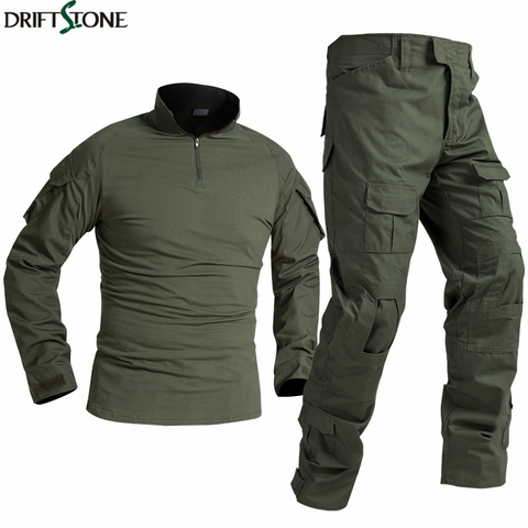BDU Tactical Military Uniform Special Forces Soldier Suit Militaire Tactics Paintball Clothing Men Combat Shirt Pants No Pads ► Photo 1/6