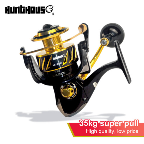 Hunthouse Spinning reel 11+1BB 35kgs drag power 5.1:1Gear Ratio Jigging Reel LSJ300-10000 Alloy reel ► Photo 1/5