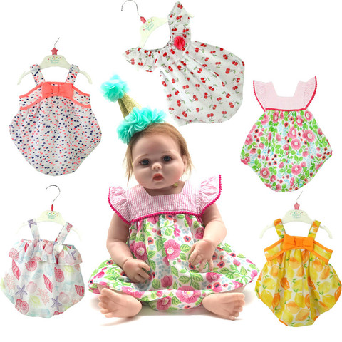 Good Price 50-58cm Baby Doll Clothes With Different Style 19-23 Inches Cool Summer Reborn Doll Clothes Children Christmas Gift . ► Photo 1/6