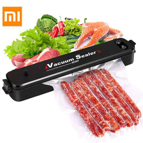 XIAOMI MIJIA Version Vacuum Food Sealer Upgraded Automatic Household Food Vacuum Sealer Packaging Machine with 10Pcs Bags ► Photo 1/6