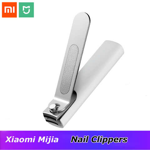 Xiaomi Mijia Stainless Steel Nail Clippers With Anti-splash cover Trimmer Pedicure Care Nail Clippers Professional File ► Photo 1/6