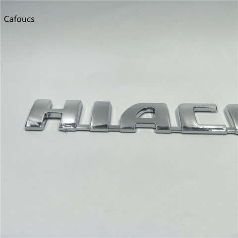 One Piece Car Stickers Logo Hiace Chrome Rear Tailgate Emblem Decal For Toyota Commuter Van ► Photo 1/4