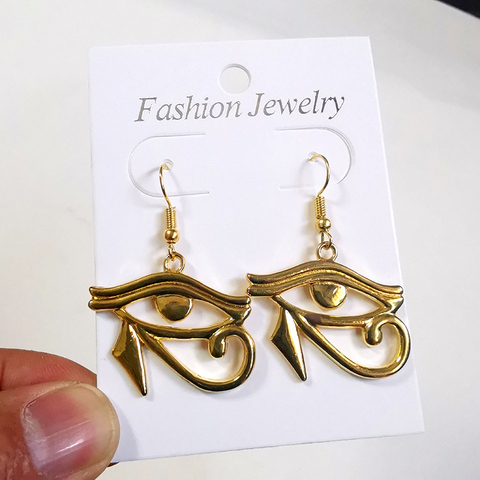 Egyptian Jewelry Evil Eye Dangle Drop Statement Earrings For Women Christmas Gift Vintage Trend Fashion Accessories Wholesale ► Photo 1/3