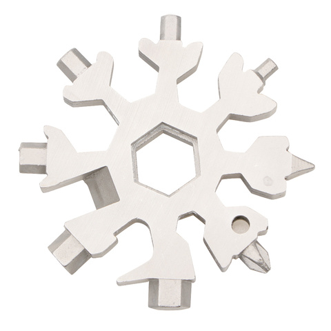 AMENITEE 18-in-1 Snowflake Multi-Tool – Easy N Genius - Saker 18-in-1 Stainless Steel Snowflakes Multi-Tool ► Photo 1/6