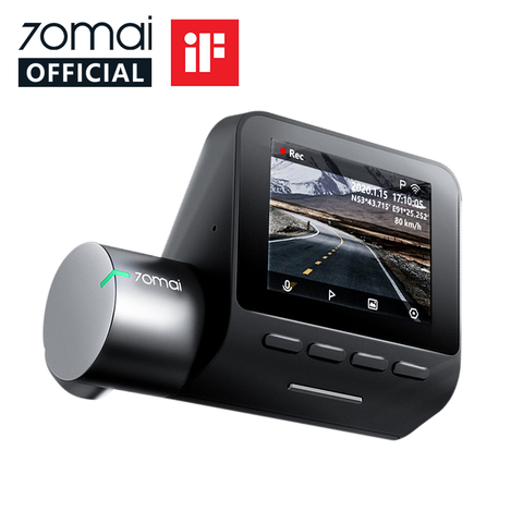 70mai Smart Dash Cam Pro 1944P Speed Coordinates GPS ADAS 70mai Pro Car Dash Camera WiFi 70mai Car DVR Voice Control 24H Parking ► Photo 1/6