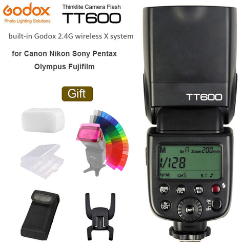 Godox TT600 TT600S 2.4G Wireless GN60 Master/Slave Camera Flash Speedlite for Canon Nikon Sony Pentax Olympus Fujifilm ► Photo 1/6