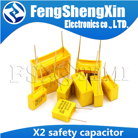 10pcs X2 Safety capacitors 10mm 275VAC 275V 0.15uf 0.033uf 0.068uf 0.01uf 0.33uf 0.047uf 0.022uf 0.001uf 0.0047uf 0.1uf 0.0022uf ► Photo 1/3