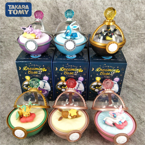 Pokemon Eevee Family Super Cute Sleeping Pokemon 6 Styles Blind Box Toy Doll Decoration Gift for Little Girl ► Photo 1/5