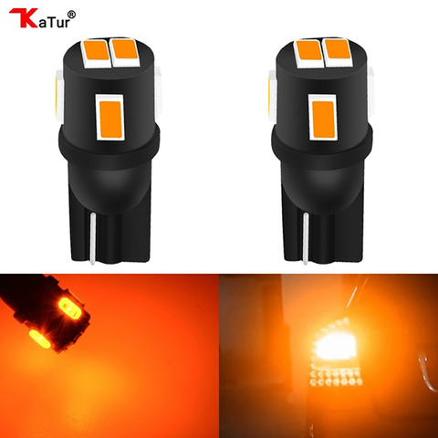 Katur T10 W5W Led Bulbs 194 168 5630Smd Auto Car LED Dome Map Trunk License  Plate Light Lamp Bulb T10 Led Amber White Lighting - Price history & Review