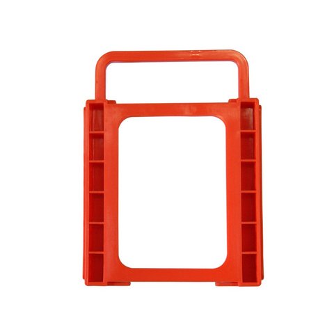 2.5 to 3.5 inch SSD HDD Notebook Hard Disk Drive Mounting Rail Adapter Bracket Holder with Screws Red ► Photo 1/6