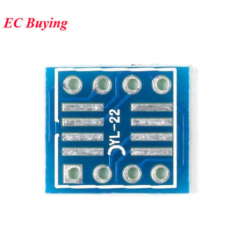 10pcs SOP8 SO8 SOP8 TO DIP8 Adapter Pcb Board Converter Board DIP Adapter Plate MSOP8 SOIC8 TSSOP8 SSOP8 SOP Turn DIP Socket ► Photo 1/3