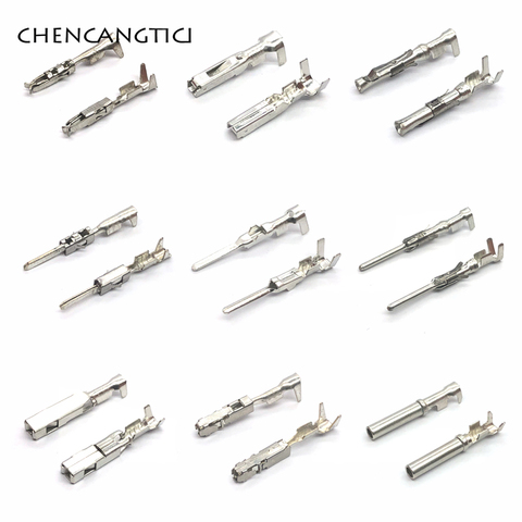 50 pcs 1.5mm series fci tyco DT Deutsch crimp wire terminal auto electrical connector male female pins for VW BMW Honda ect. ► Photo 1/6