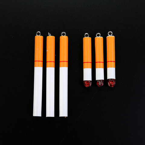 20Pcs Creative Resin Cigarette End Earring Charms Pendant for DIY Jewelry Fashion Earrings Findings Necklace Charm Accessories ► Photo 1/1