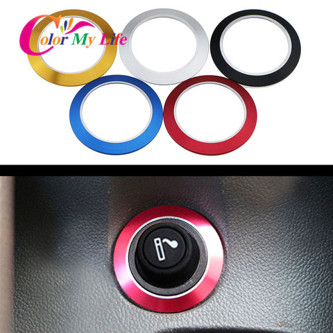 Car Cigarette Lighter Decoration Circle Trim Sticker for Chevrolet Chevy Cruze Sedan Hatchback Malibu 2009 - 2015 Accessories ► Photo 1/6