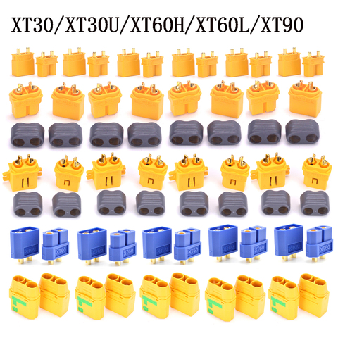 20pcs(10 pairs) High Quality XT30 XT30U XT60 XT60H XT60L XT60PW  XT90 XT90S Connector plug for Battery quadcopter multicopter ► Photo 1/5