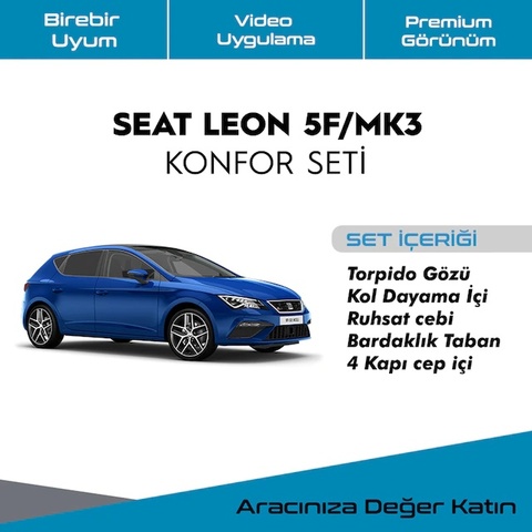 SEAT LEON MK3(5F) TRIM PLATED COMFORT SET & FABRIC 2013-2022 335725158 ► Photo 1/6