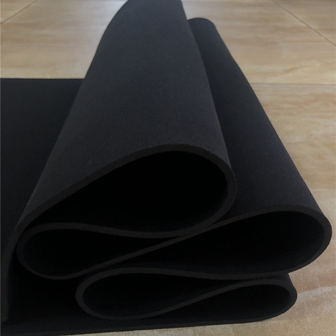 4.0MM Black SBR Neoprene Fabric Small Sample ► Photo 1/6