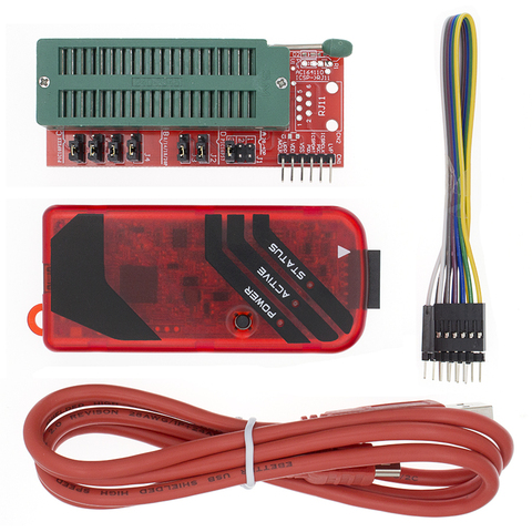 PICKIT3 PIC KIT3 PICKIT 3 Programmer Offline Programming PIC Microcontroller Chip Monopoly+PIC Programmer adapter seat ► Photo 1/6