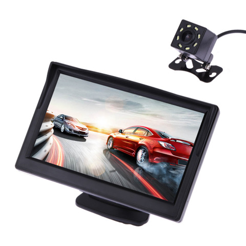 4.3in TFT LCD Waterproof Car Rear View Monitor Display Night Vision Reversing Backup Car Rearview Vehicle Camera Monitor ► Photo 1/6