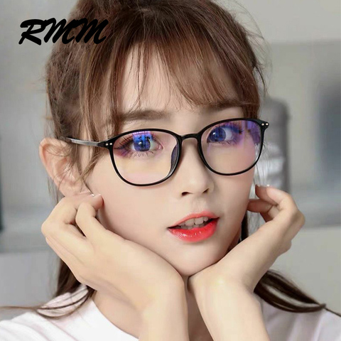 RMM Retro Square round Frame Plain Glasses Anti blue light glasses Women&Men Optical Spectacle Glasses Myopia Eyeglasses Frames ► Photo 1/5