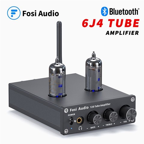 Fosi Audio Bluetooth Tube Amplifier Stereo Audio 50W TPA3116D2 Power Amp Portable Headphone Amplifier For Home Passive Speakers ► Photo 1/6