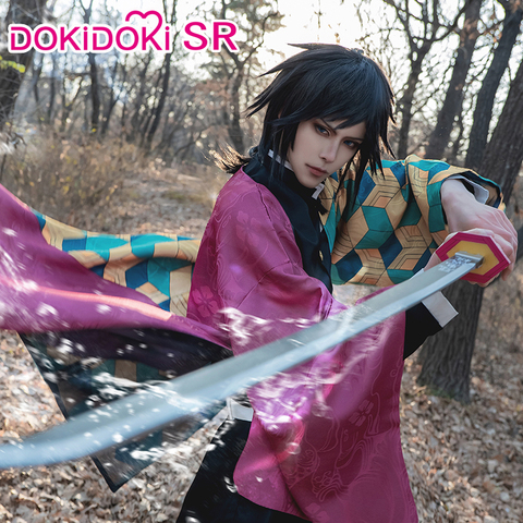 DokiDoki-SR Anime Demon Slayer: Kimetsu no Yaiba Cosplay Tomioka Giyuu Cosplay Men Kimetsu no Yaiba Costume Tomioka Giyuu ► Photo 1/6