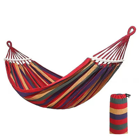 Hammock outdoor swing camping leisure single double couple hammock student hammock anti-rollover indoor hammock thickening ► Photo 1/1