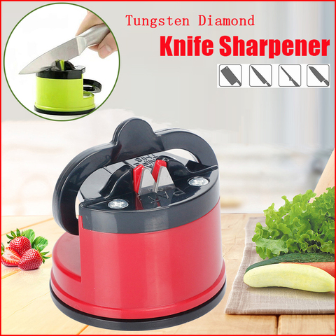 Knife Sharpener Safe Knife Scissors Blade Tungsten Diamond Grinder Stone Kitchen Sharpener Knives Sharpening with Suction Pad ► Photo 1/6