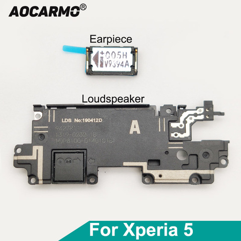 Aocarmo For SONY Xperia 5 / X5 / J8210 J9210 Top Ear Speaker Earpiece Earphone Bottom Loudspeaker With Adhesive Replacement ► Photo 1/6